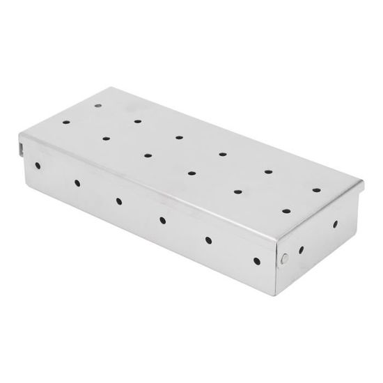 Boîte à Fumée En Acier Inoxydable GA Homefavor - Pour Barbecue Et Grill, Donne Une Saveur Fumée à La Viande