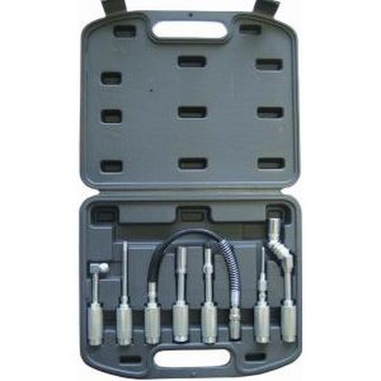 6 Embouts De Pompe à Graisse En Laiton Zingué - Buses Plates, Antirouille, Compatibles Avec La Plupart Des Pistolets à Graisse