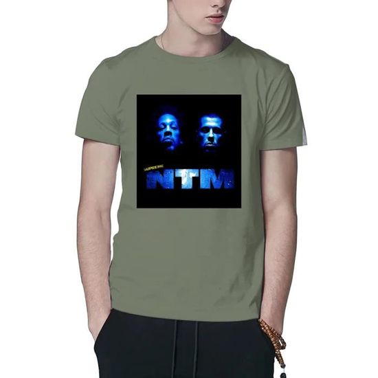 T shirt Supreme NTM 7 imprim manches courtes avec personnalit