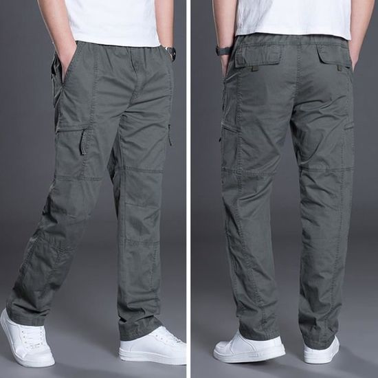Pantalon Cargo Garçon - Tissu Doux Polyester, Coupe Décontractée | Pour école, Plein Air, Hiver | Confortable Et Pratique - 2