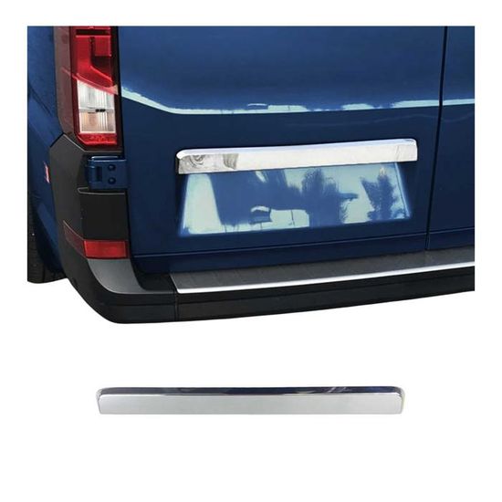Protection De Seuil De Coffre Volkswagen Crafter II Tôle Larmée Noir