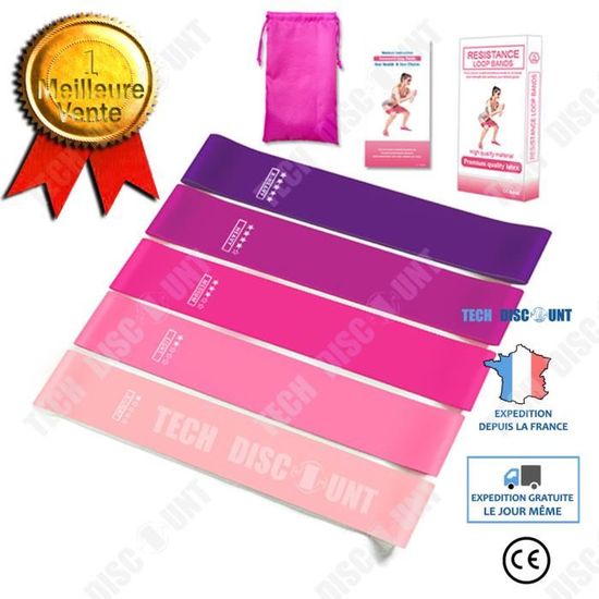 Bande Élastique Latex Résistance Forte - Flexibilité Danse Ballet Gymnastique Étirement Pro