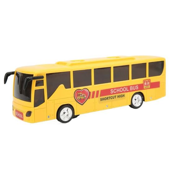 Jouet Bus En Alliage à Friction - Modèle Réaliste Vert Pour Enfants (9cm)