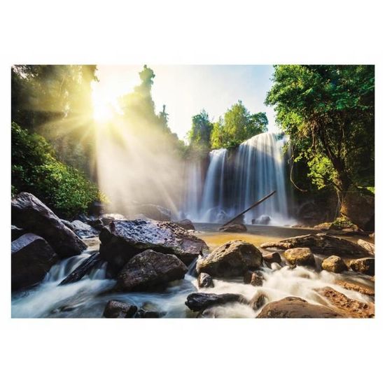 Belle Cascade Dans La Forêt Tropicale Profonde Comme La Jungle Belle Cascade Dans La Forêt Tropicale Profonde Comme La Jungle