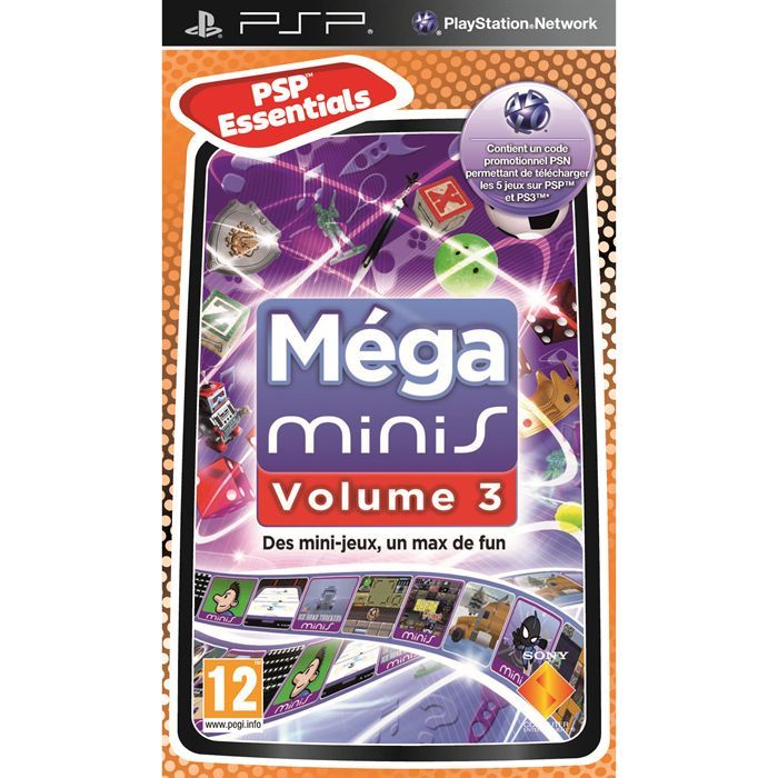 Sony Computer Entertainment Mega Minis Volume 3 / Jeu Console Psp