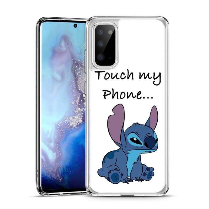Coque pour Samsung Galaxy S20 FE - Stitch Touch My Phone 2. Accessoire pour telephone, coque rigide de protection