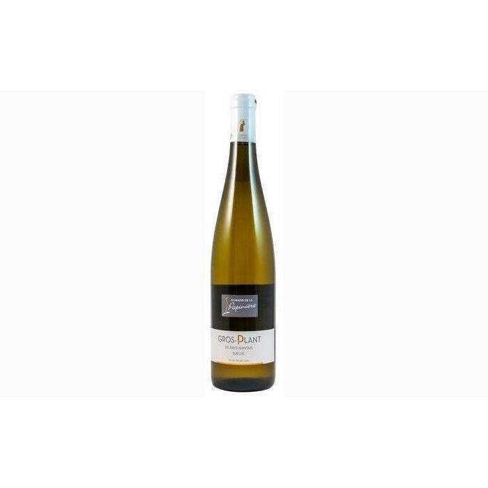 6 bouteilles - Vin blanc - Tranquille - Domaine de la Papinière Gros Plant du Pays Nantais sur lie Blanc 2018 6x75cl