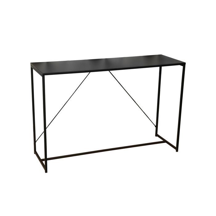 Console d'Entrée en Métal Noir - 120cm 0,000000