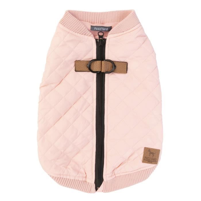 FUZZYARD Blouson Harnais MacGyver - 26-29 cm - Rose clair - Pour chien
