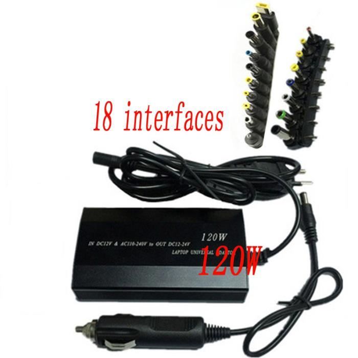 120W, voiture, maison, adaptateur secteur universel pour ordinateur portable ,GOBRO