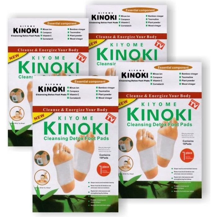 50 x patches détox Kinoki pour les pieds aux Herbes Naturelles détoxifiant Naturel - 8509148111385