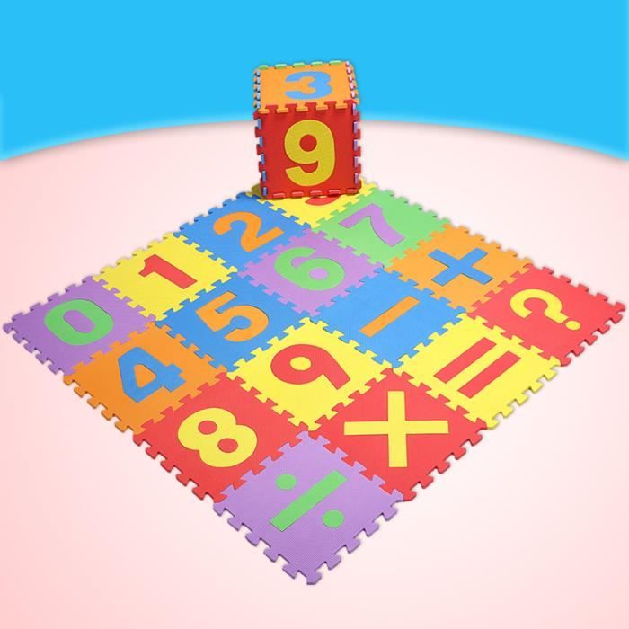 MOQUETTE - ACCESSOIRE MOQUETTE Tapis de sol puzzle 16 pièces