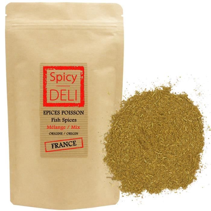 Epices Poisson -mélange- 100 gr -sachet zip-