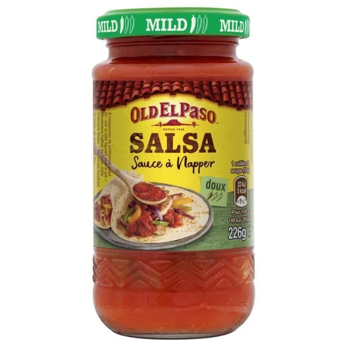 OLD EL PASO - Sauce Salsa Original Saveur Douce 226G - Lot De 3