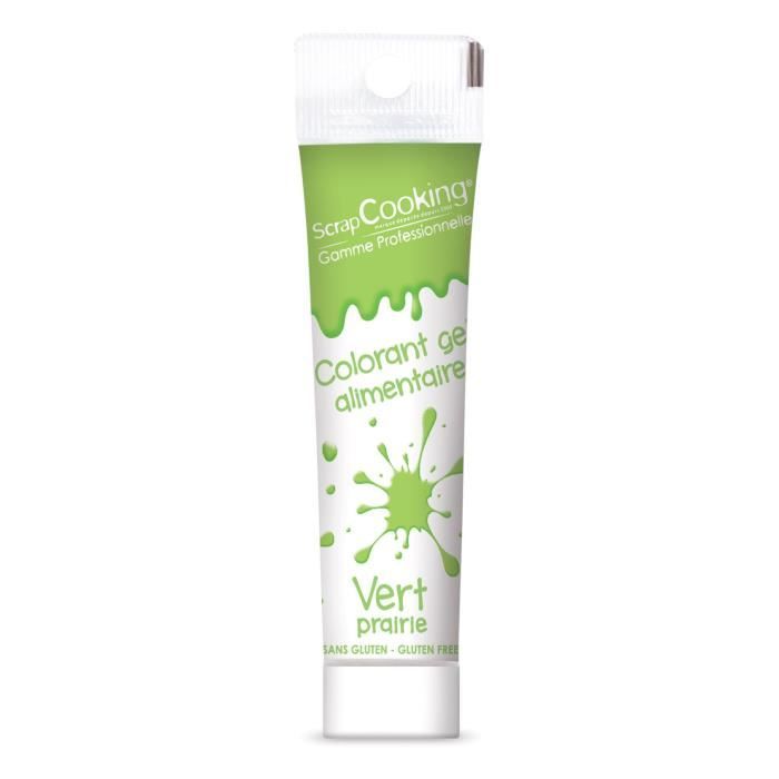 Colorant alimentaire gel - Vert clair - Scrapcooking