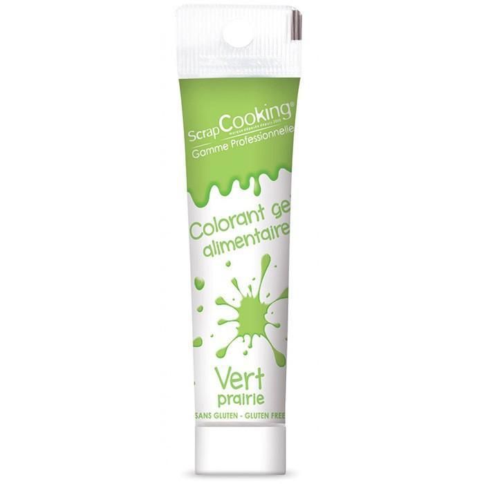 Colorant alimentaire gel - Vert clair - Scrapcooking