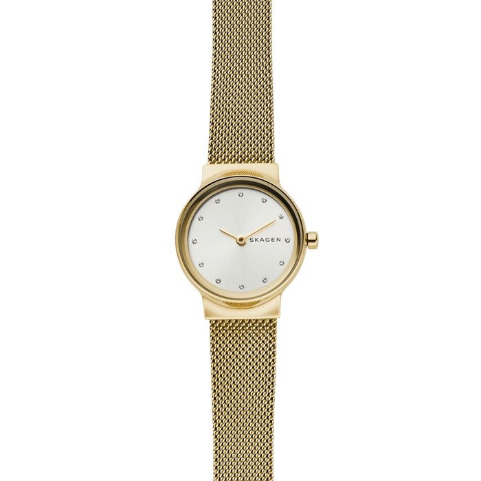 Skagen Freja Femme 26mm Quartz Cadran Doré Analogique Montre SKW2717