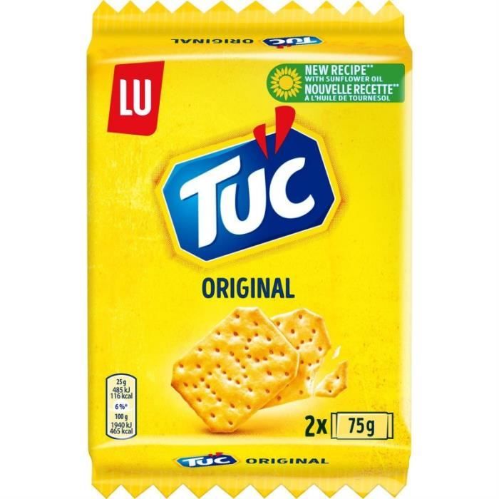TUC - Original Salés 150G - Lot De 4