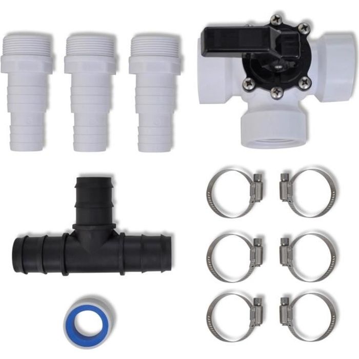 vidaXL Kit de dérivation pour chauffage solaire de piscine