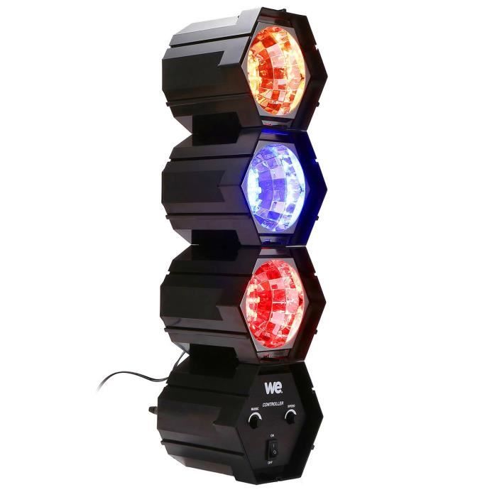 Nirvana - Modulateur à 3 modules 108 LEDs 3 Couleurs - Vitesse réglable-Mode Auto-Musical
