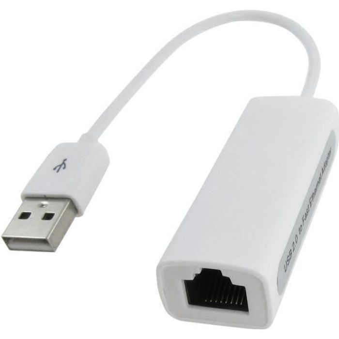 Adaptateur USB 2.0 Ethernet 10