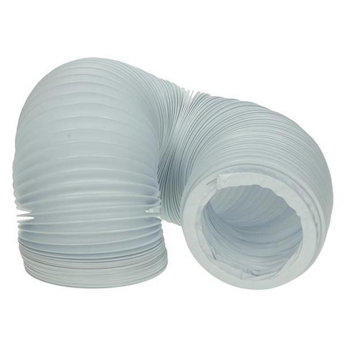 Gaine d'evacuation en PVC long. 2m diam. 102mm (60328-25112) - Sèche-linge - WPRO (6231)
