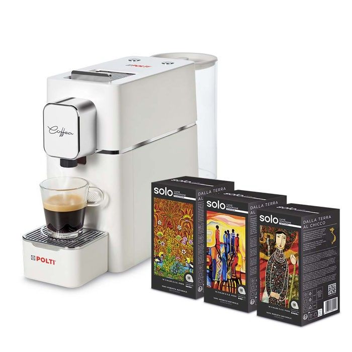 Polti Coffea S15W avec kit de 54 dosettes E.S.E. Machine à expresso PCEU0127 - Polti