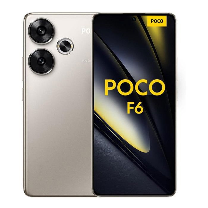 XIAOMI POCO F6 5G Smartphone 8Go 256Go Or Snapdragon 8s Gen 3 Écran 667″ 120Hz 1.5K Caméra 50MP avec OIS Charge 90W 5000mAh