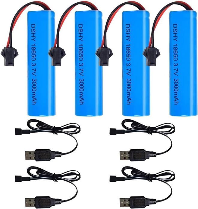 Batterie Rechargeable 3.7V ICR Batteries 2000mAh Li-ION Grande Capacité Batterie Lampe de Poche Batterie Rechargeable 3.7V ICR Batteries 2000mAh Li-ION Grande Capacité Batterie Lampe de Poche
