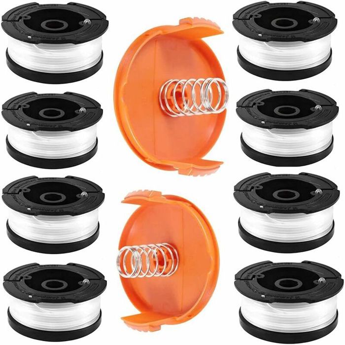 Accessoire pour coupe-bordure Bobine Fil Coupe Bordure pour Black et Decker Coupe-Bordures 8 Bobine de Fil Debroussailleuse avec