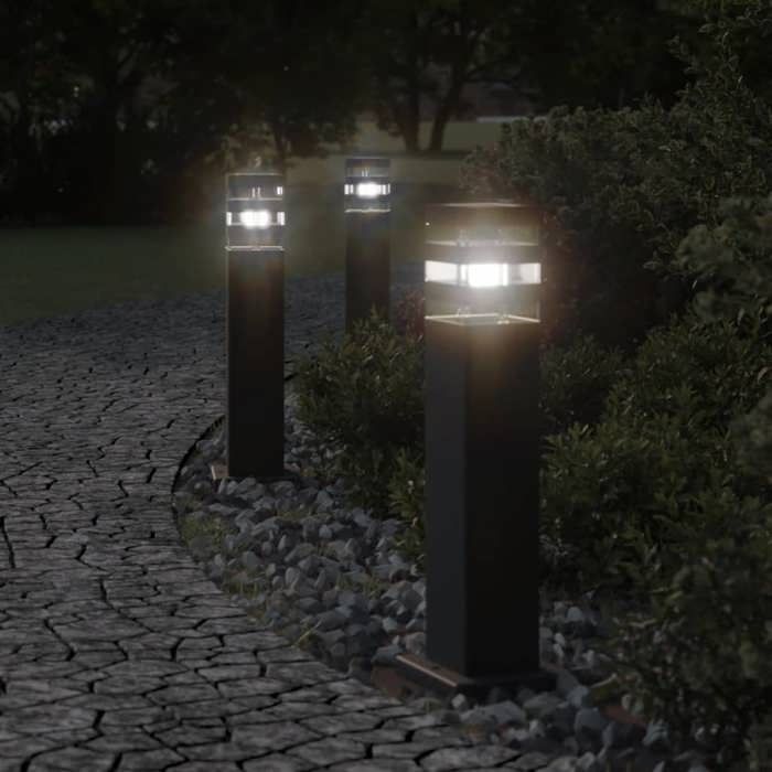 vidaXL Lampadaire d'extérieur 50 cm aluminium - vue 2