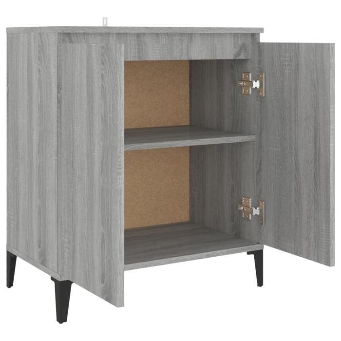 Promotion mai * Buffet bahut - Armoire de rangement - Sonoma gris 60x35x70 cm EU6003815160
