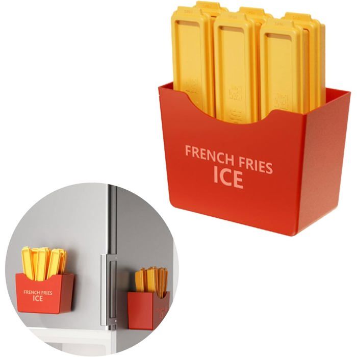 EWIGE Lot de 6 moules à glaçons Popsicle avec manche Certifié LFGB et