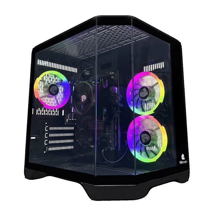 PC Gamer - NITROPC - Avancé Bronze - AMD Ryzen 5 3400G - 16Go RAM - 512 GO SSD - Noir