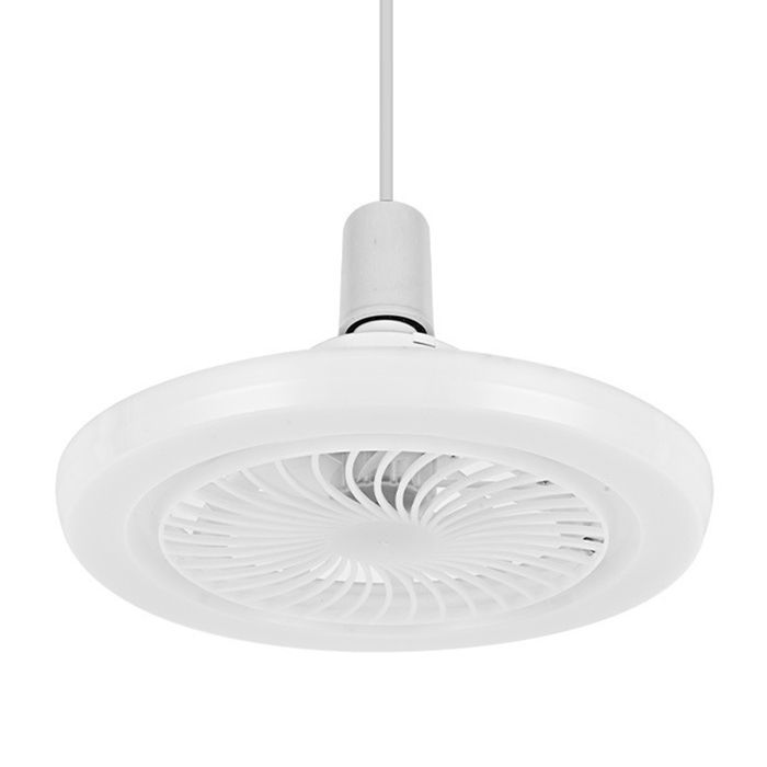 Ventilateur de plafond encastré moderne blanc YangJinLian avec télécommande et éclairage LED Label - Fninijede