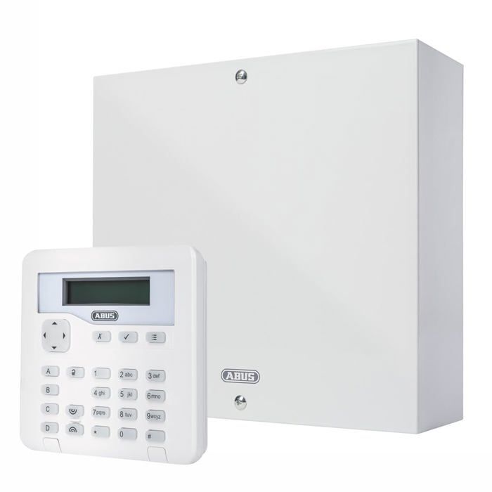Centrale dalarme filaire - ABUS - Terxon SX - 10 zones programmables - Panneau de commande LCD