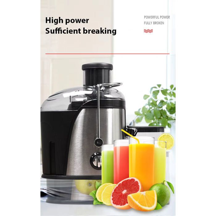 Extracteur de Jus 400W – Centrifugeuse 2 Vitesses 400ML - Sans Marque