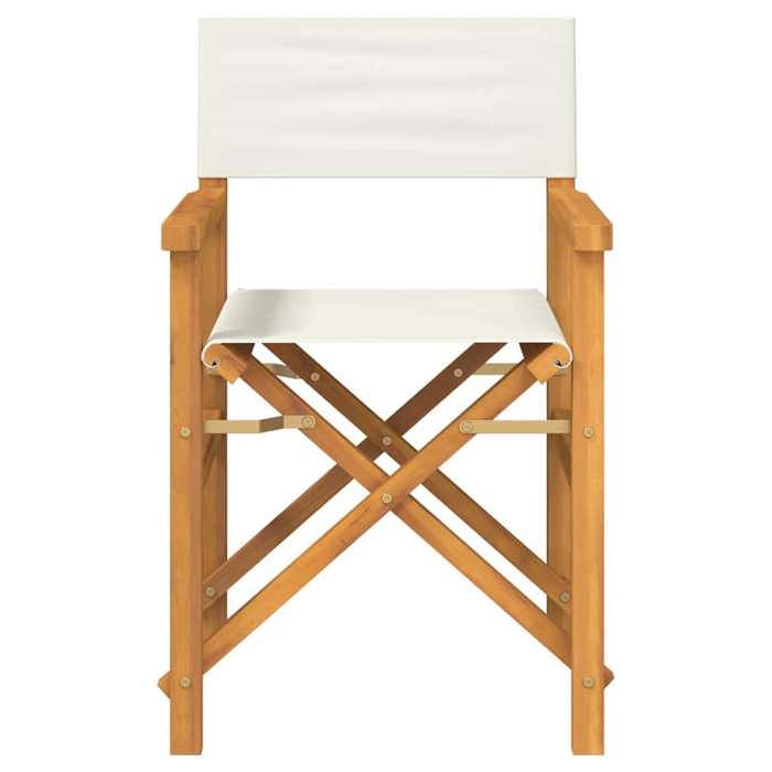 [53034]Chaise de metteur en scène max. charge 110 kgChaise à manger/jardin - pliante crème bois teck massif 55x54x85 cmPoids:7