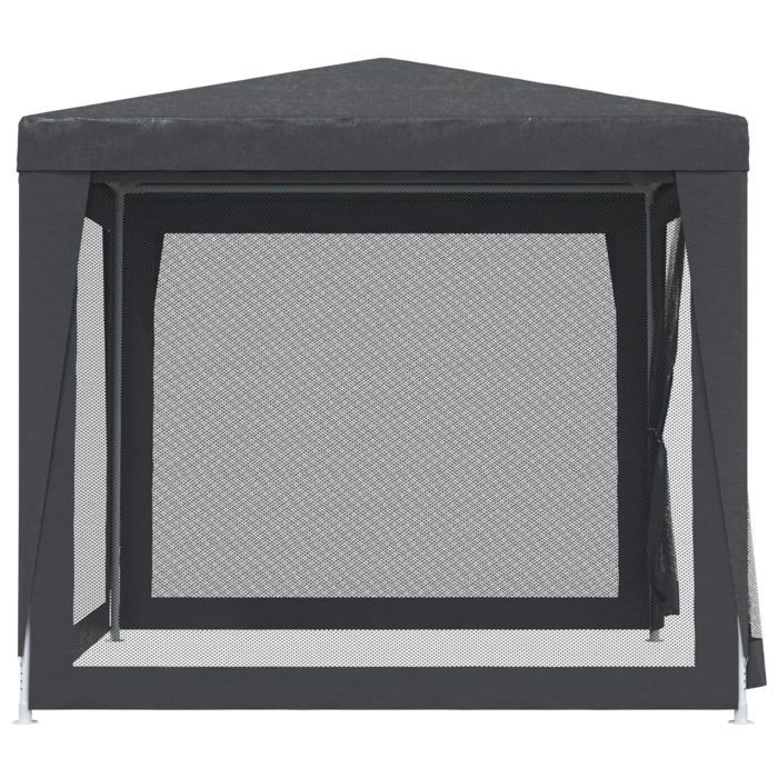 EN SOLDE*Tente de fête Anti-UV - MONNA - Barnum/Chapiteau Pliable - 4 parois latérales en maille Anthracite 2.5x2.5 m@183460