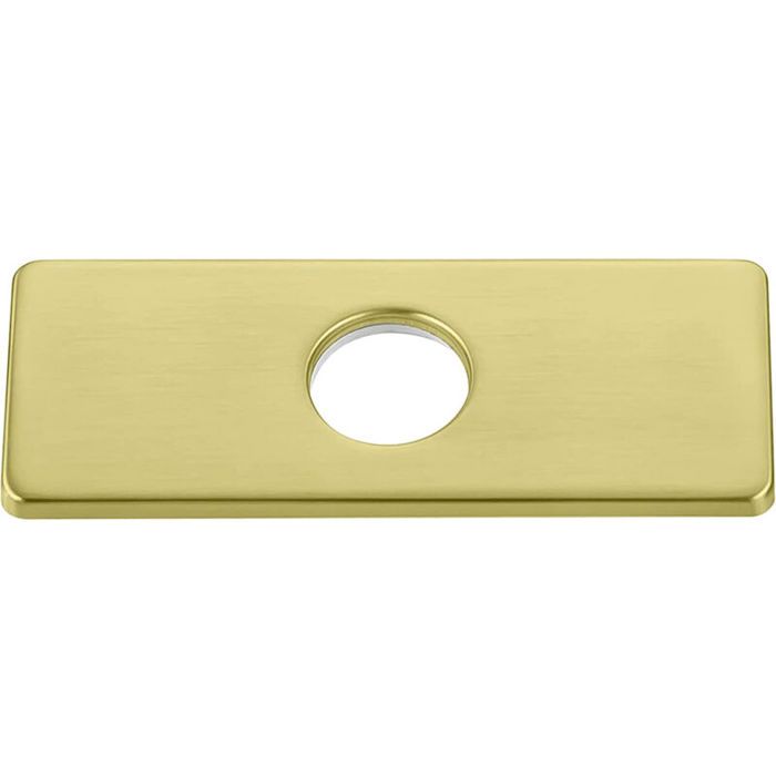 Plaque de trou dorée pour robinet de lavabo de cuisine (1 pièce)