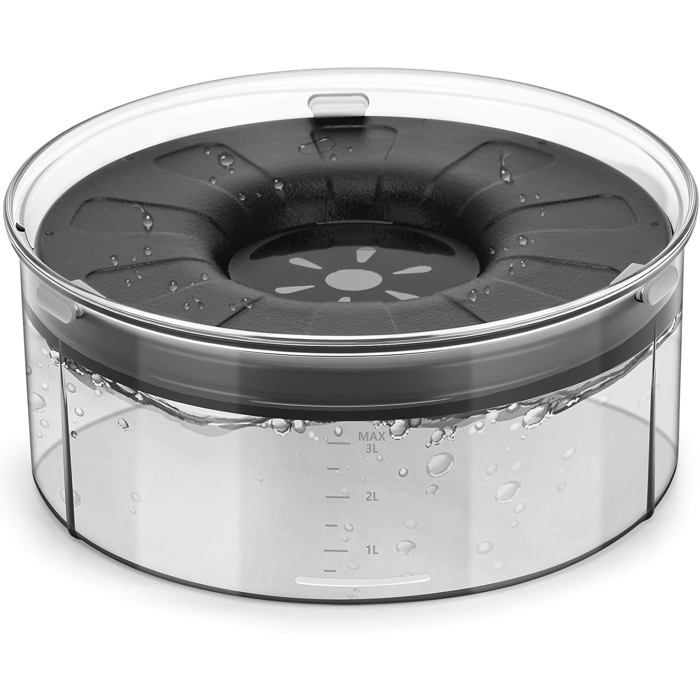 Gamelle Anti Éclaboussure Chien et Débordement 3L Grande Capacité Gamelle Eau Chien Anti Renversement Bol deau de Flottabilité