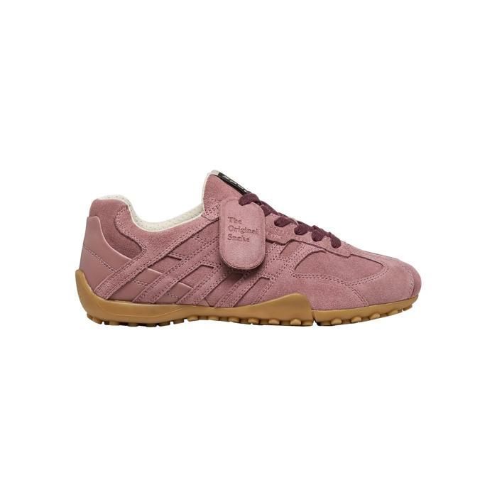 Baskets femme Geox Snake - vieux rose foncé