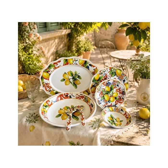 Service de Table en Mélamine Complet 22 Pièces  Collection Dolce Vita