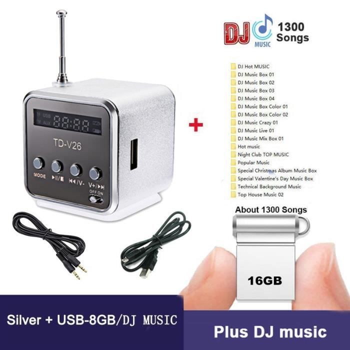 Metronic 477116 - Lecteur CD Casual MP3 avec port USB, FM - blanc