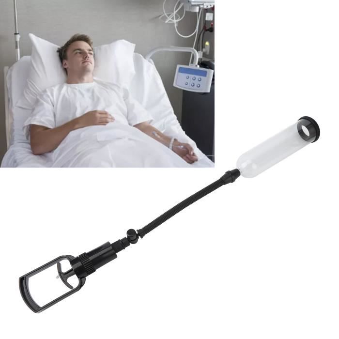 Tabuy Pompe à pénis manuelle pour homme, pompe à pénis avec poignée en métal avec manomètre Tabuy Pompe à pénis manuelle pour homme, pompe à pénis avec poignée en métal avec manomètre