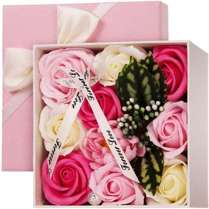 Cadeaux En Vrac 2 Ensembles Coffret Cadeau Rose Bain D'Animaux En Souvenir  Cadeaux Bouquet De Fleurs Parfumé Roses Coffret C[u8696] - Cdiscount Au  quotidien
