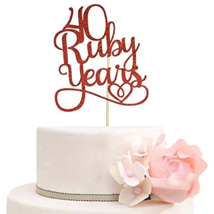Support A Decorer H06ti 40 Ans Ruby Forme De Gateau Pour Le 40e Anniversaire De Mariage Decorations Festives Red Glitter Cdiscount Maison Support A Decorer H06ti 40 Ans Ruby Forme De Gateau Pour Le 40e Anniversaire De Mariage Decorations Festives Red Glitter Cdiscount Maison