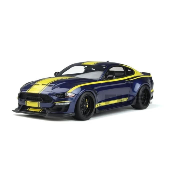 Voiture Miniature de Collection - GT SPIRIT 1/18 - FORD Mustang Shelby  Super Snake - 2021 - Blue Hornet / Yellow - GT871 - Cdiscount Jeux - Jouets