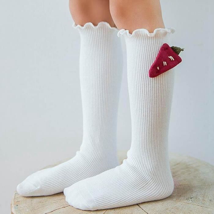 Collants Bebe Enfants Chaussettes Hautes Jambes Bas Chauffe Jambes Bas Blanc Cdiscount Puericulture Eveil Bebe
