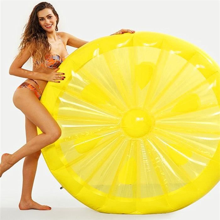 Bouee Citron Jaune Bouee Geant Citron Gonflable Pour Les Enfants Dans La Piscine Pour Fete De Piscine Cdiscount Jeux Jouets